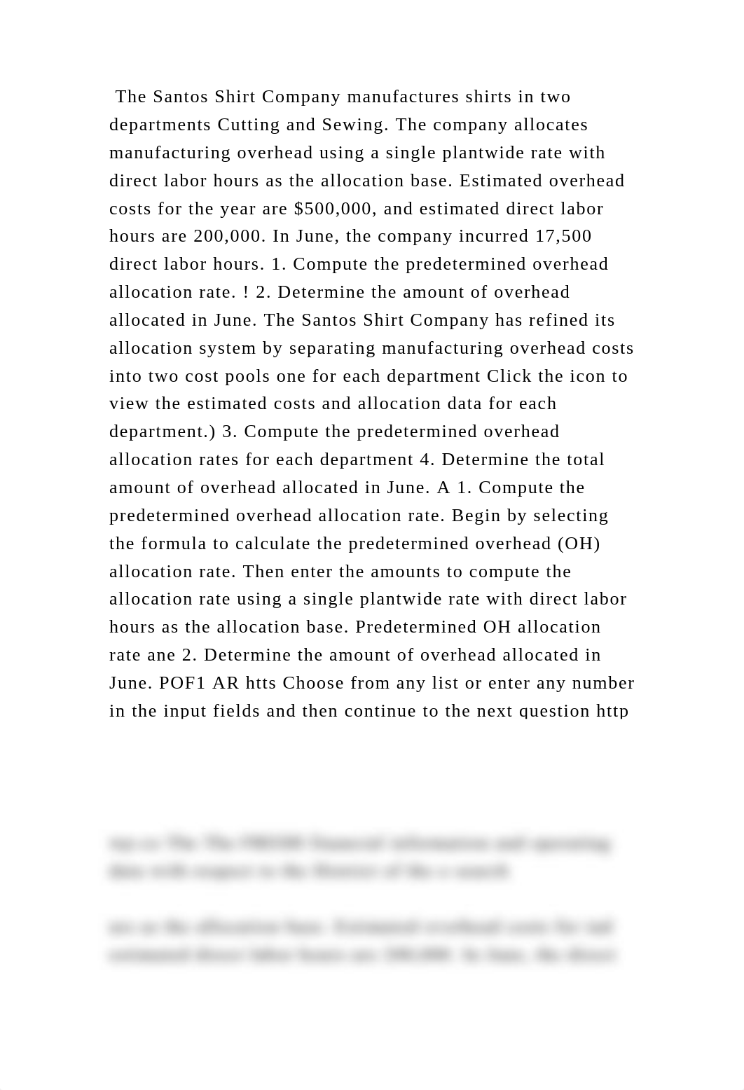 The Santos Shirt Company manufactures shirts in two departments Cutti.docx_dd1f2rpqdfc_page2