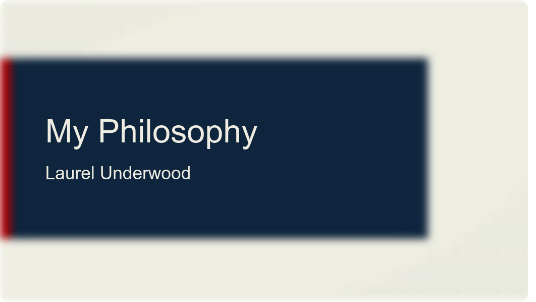 Powerpoint on My Philosophy on Education and the Different Philosophies_dd1fls0vxze_page1