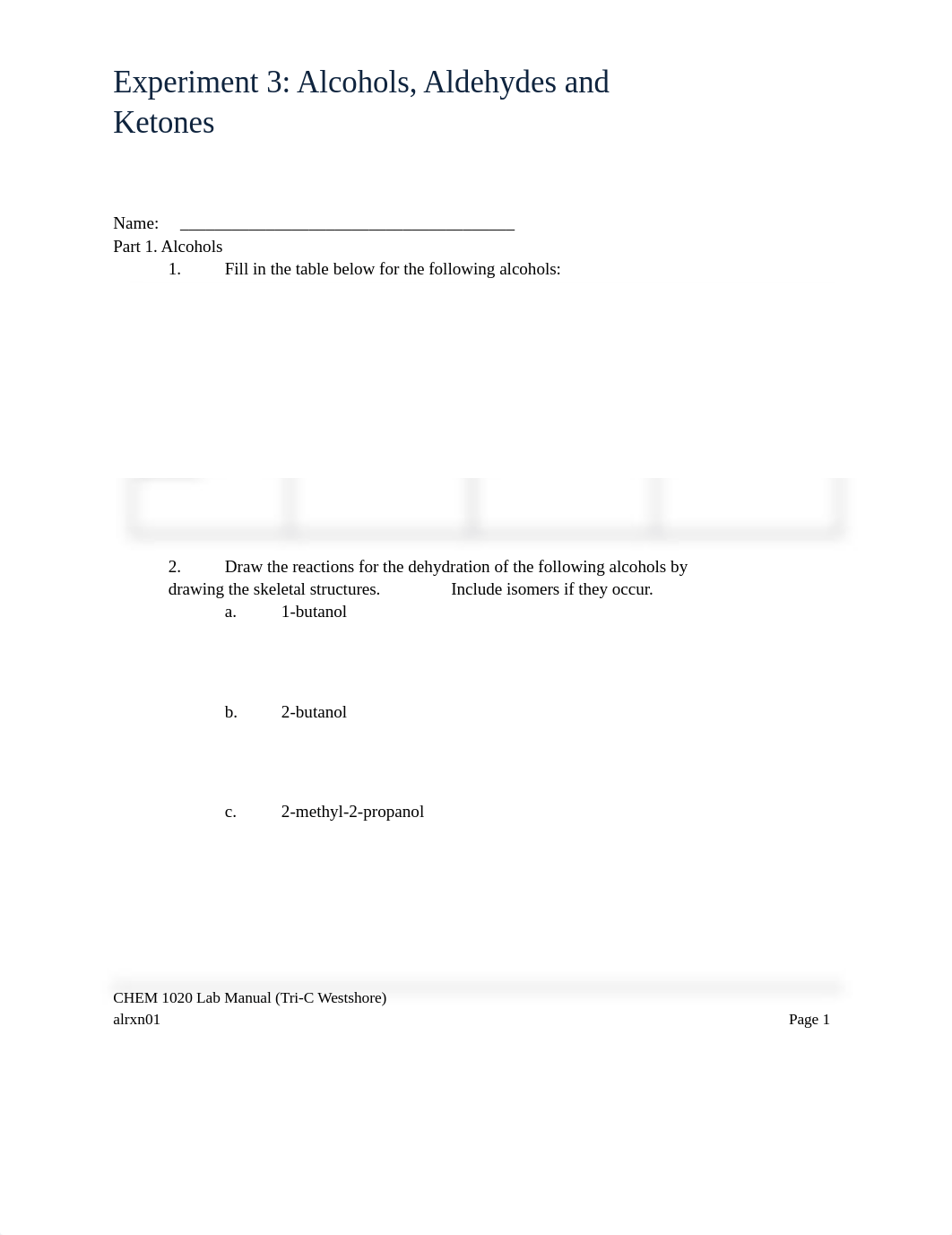 Experiment 3-Alcchols, Aldehydes and Ketones Pre-Lab and Lab Report June 2021 (4).rtf_dd1s03u0slk_page1