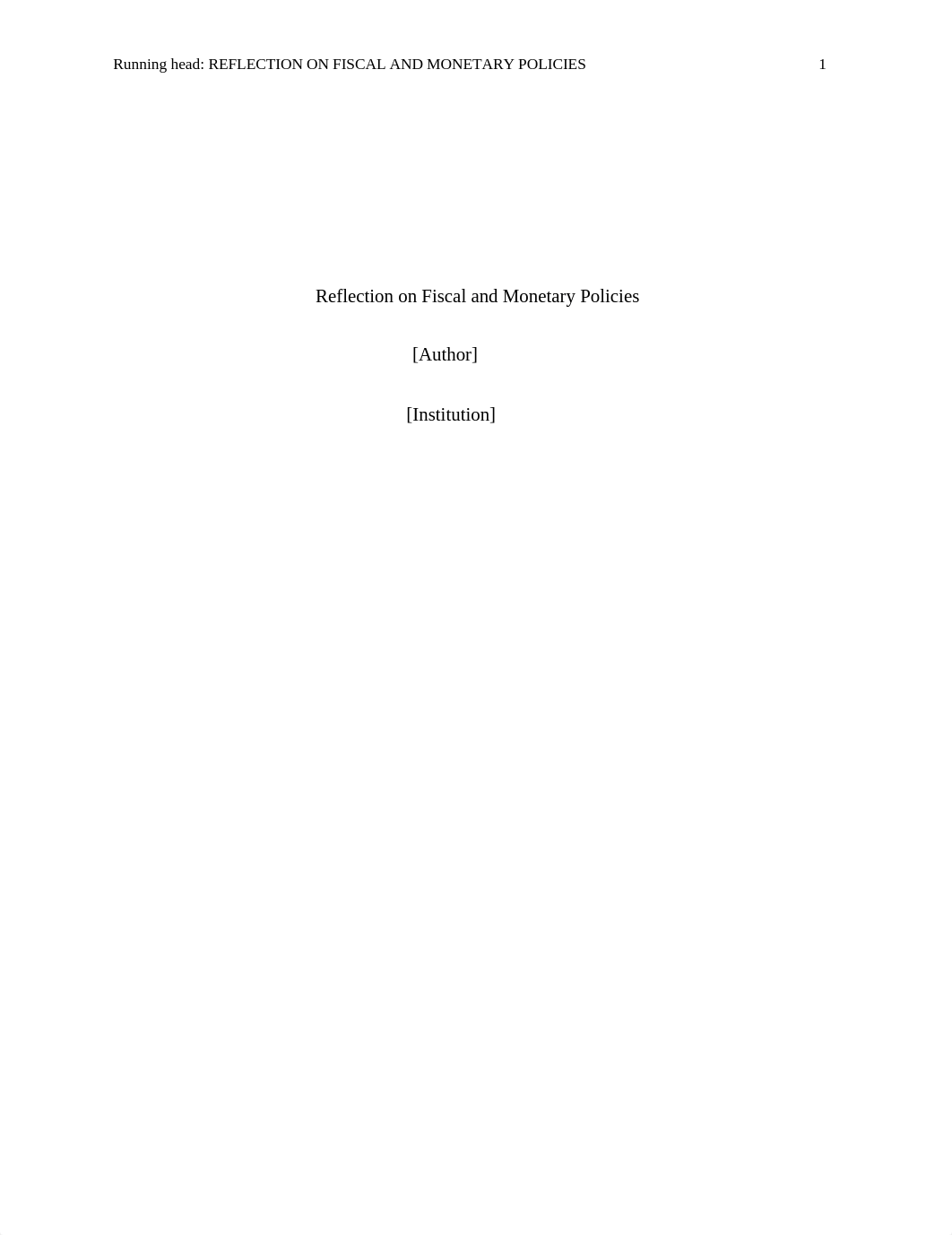 Reflection on Fiscal and Monetary Policies.docx_dd1vrr0ana1_page1