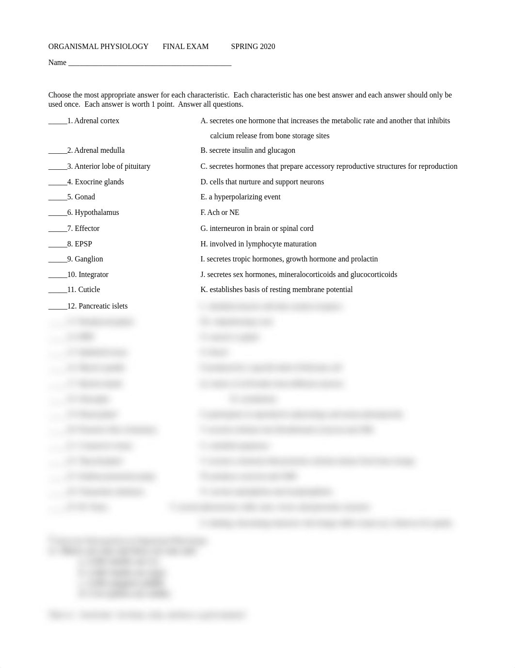 Organismal Physiology Exam.docx_dd229hoyh4c_page1