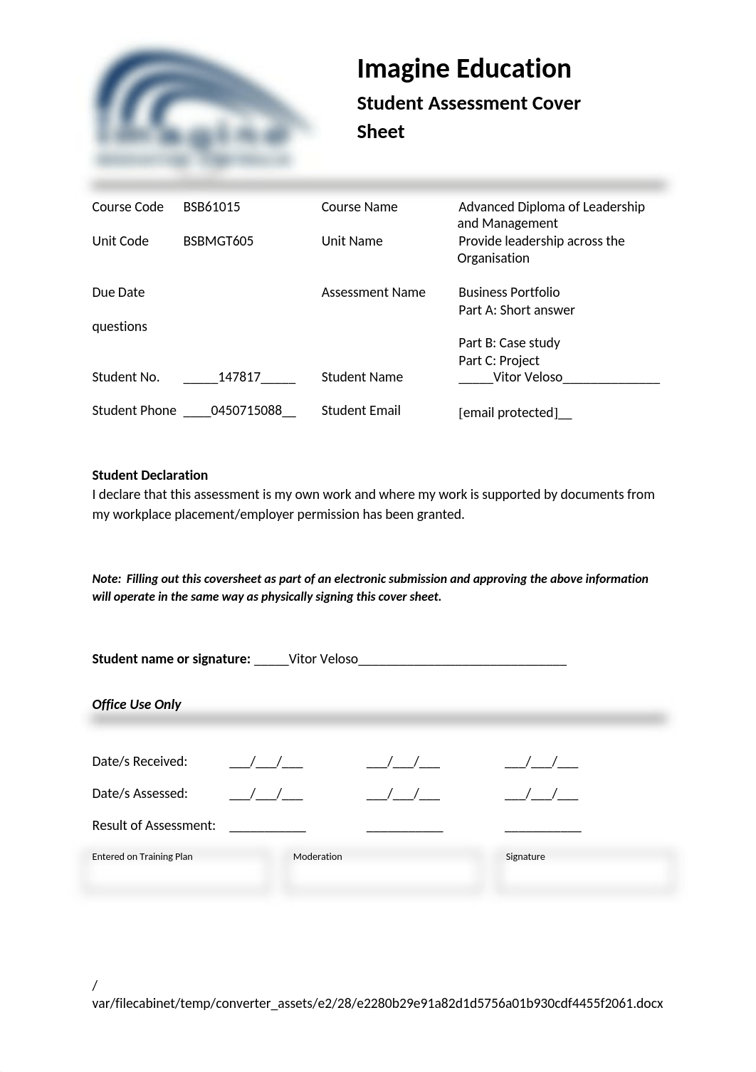 BSBMGT605 STUDENT ASSESSMENT -_dd2c21lx2er_page1