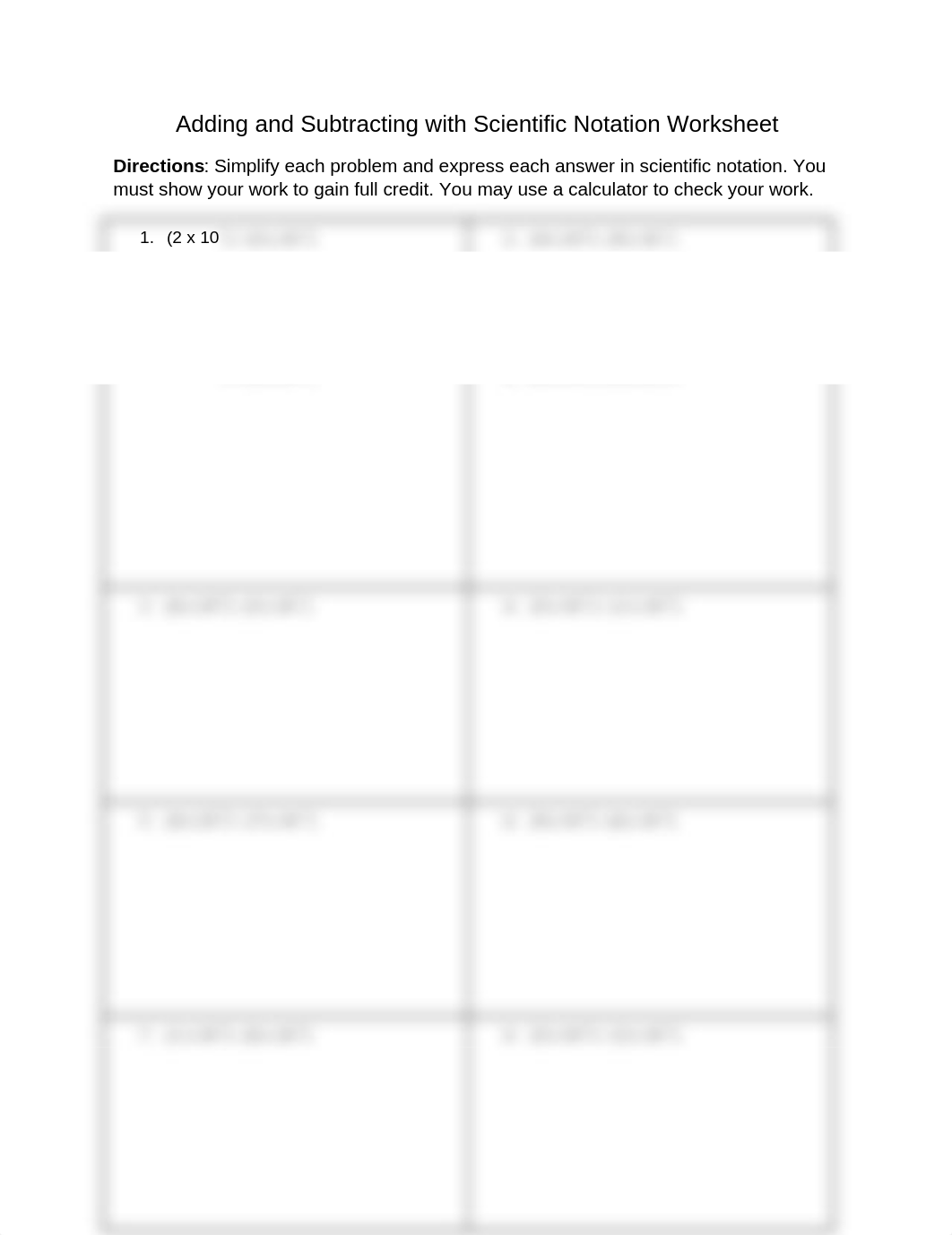 Adding and Subtracting with Scientific Notation Worksheet.docx_dd2l2x1z93k_page1