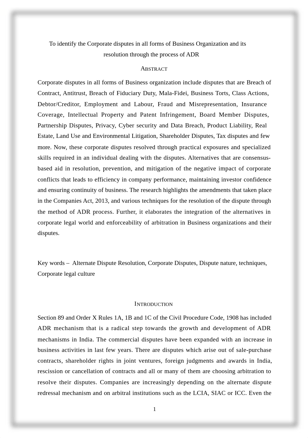 Aayushi Jain_To identify the Corporate disputes in all forms of Business Organization and its resolu_dd2wjdb4ubr_page1