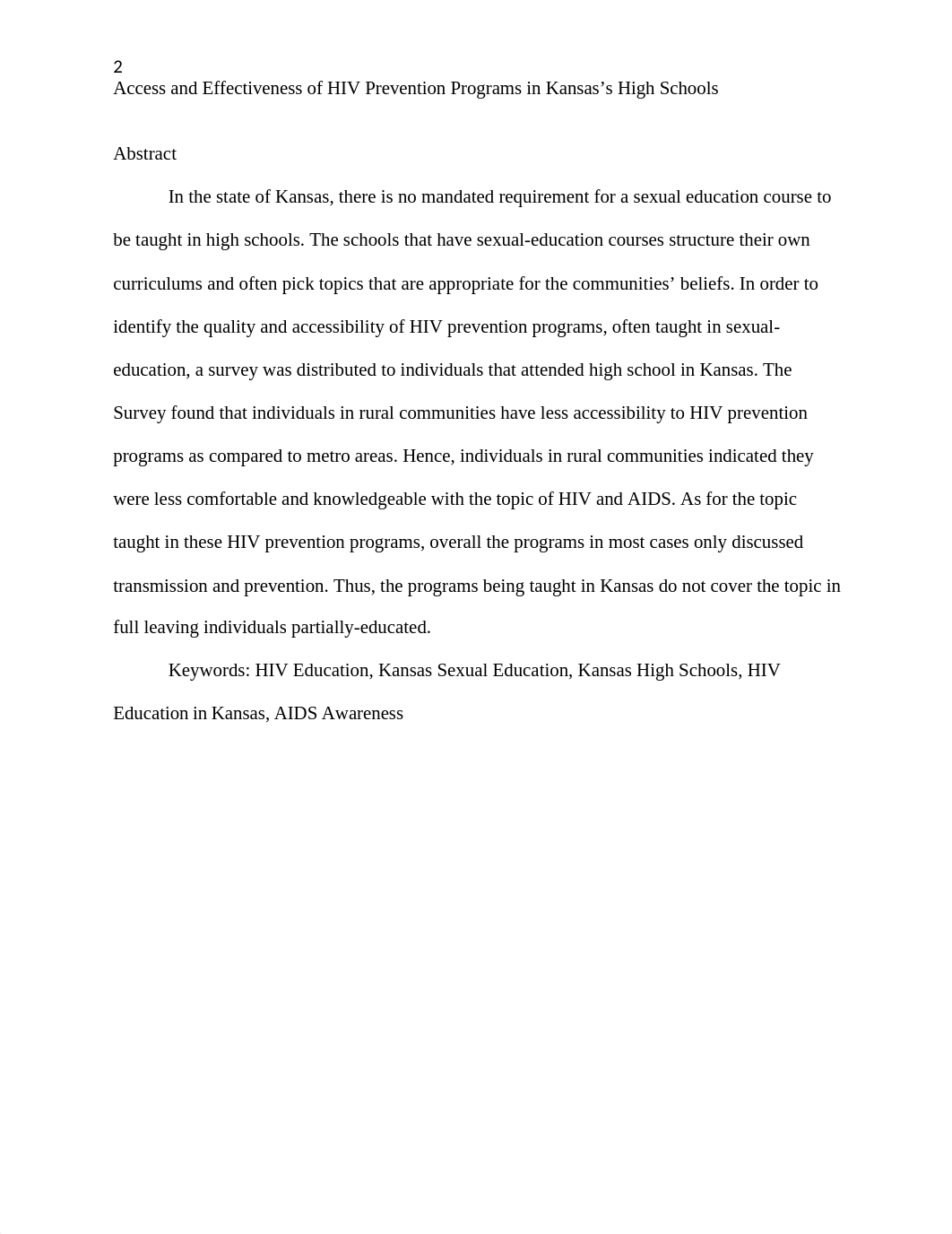 Access and Effectiveness of HIV Prevention Programs in Kansas.docx_dd35v7asdcb_page2