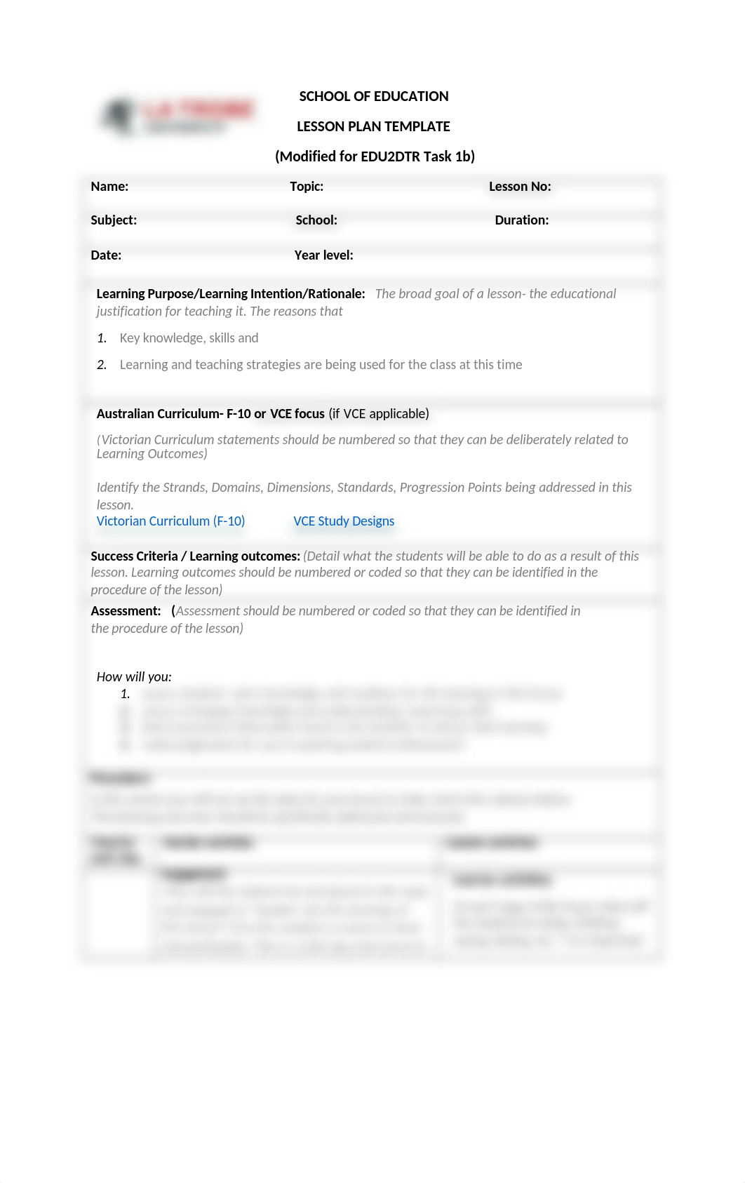 La Trobe Lesson Plan Template 2017 Modified for EDU2DTR Task 1b 2018 (1).docx_dd39bovbndx_page1