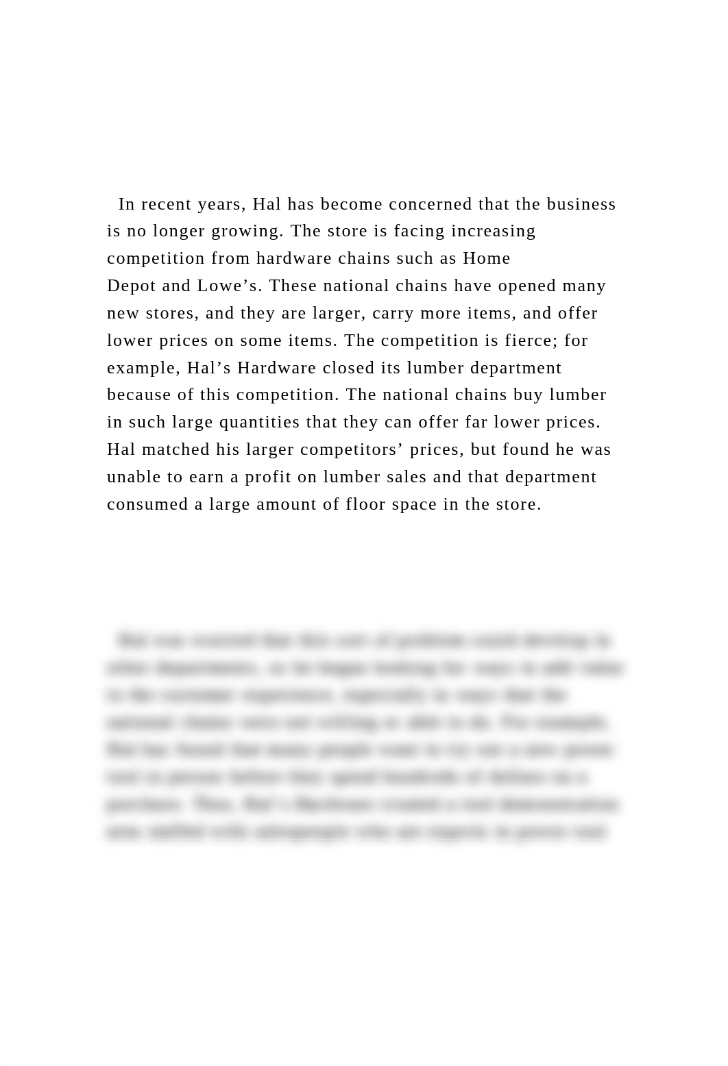 Hal Donovan started an ordinary hardware store, named Hal's Har.docx_dd3nahpsx80_page3