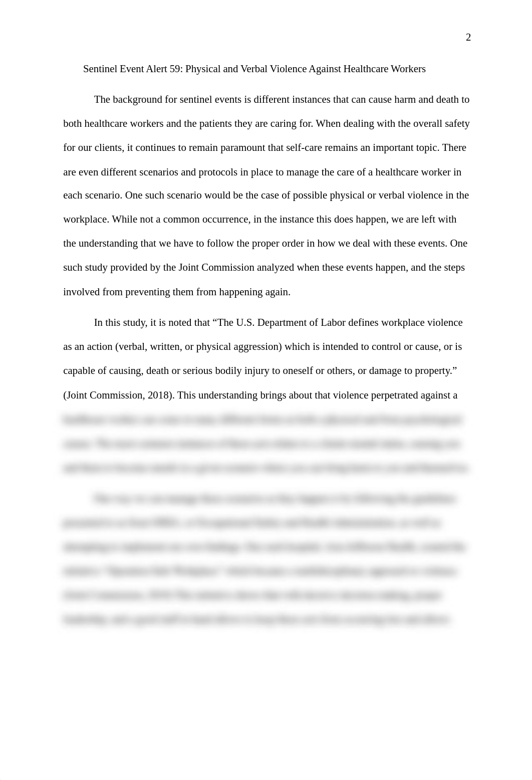 Nursing Care of Older Adult_Policies and Practices to Promote Safety for Nurses and Patients Essay_0_dd3oxf946ws_page2