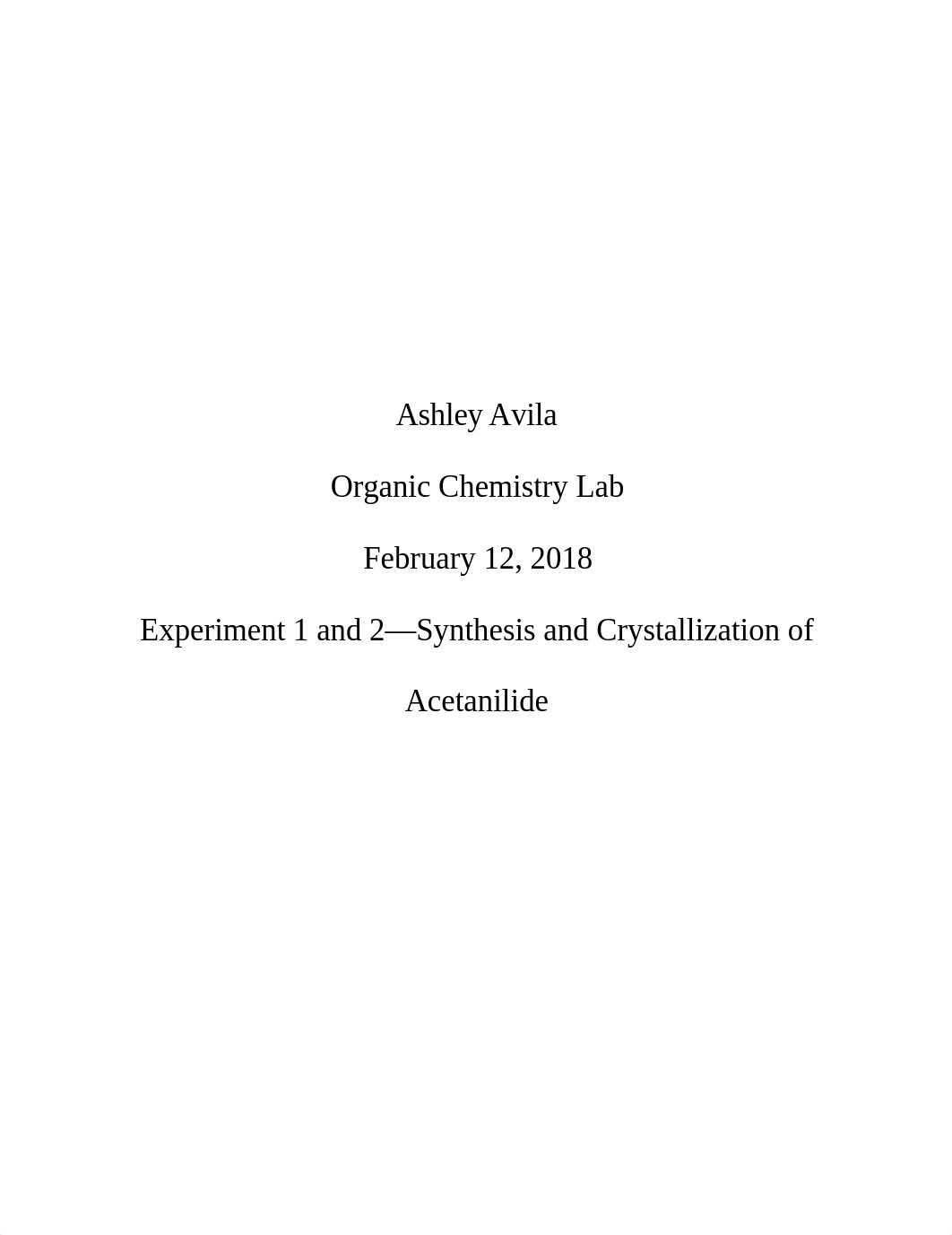 Experiment 1- synthesis of acetanilide.docx_dd3st5yjoka_page1