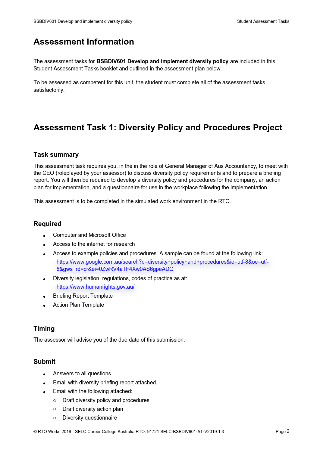 [Validated] BSBDIV601 Student Assessment Tasks-SELC-BSBDIV601-AT-V2019.1.3.pdf_dd42w1oklgg_page2