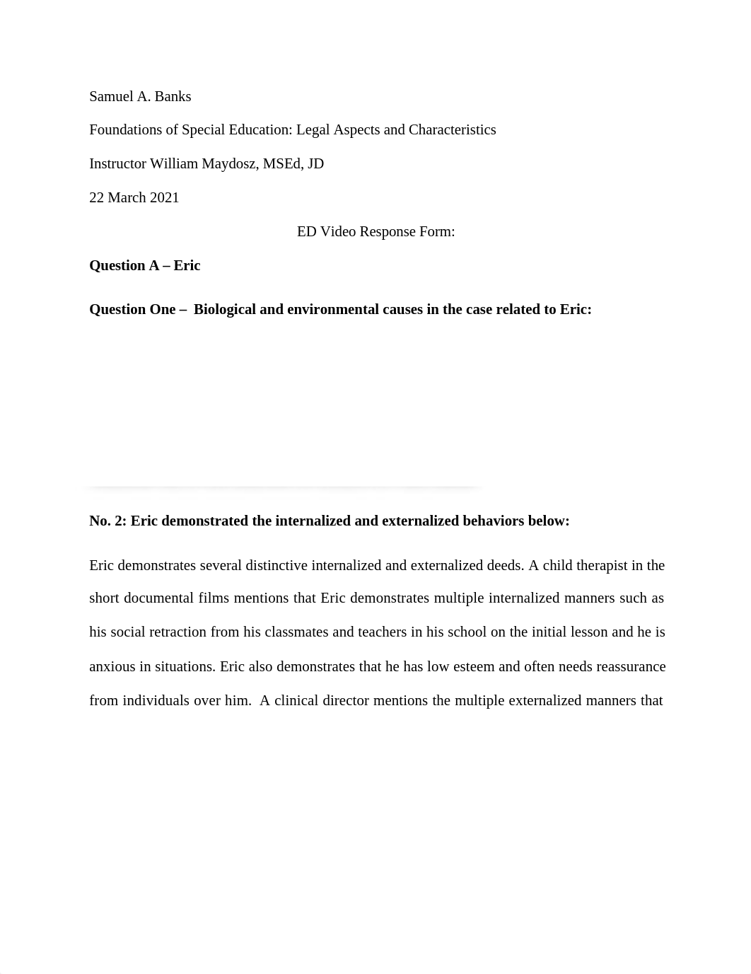 ED Video Response - Samuel A. Banks.docx_dd4ezrasdk8_page1