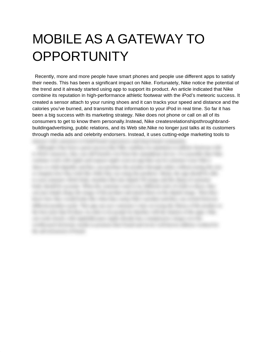 Trends Assignment: How will market trends affect Nike?_dd4iqhk85nz_page1