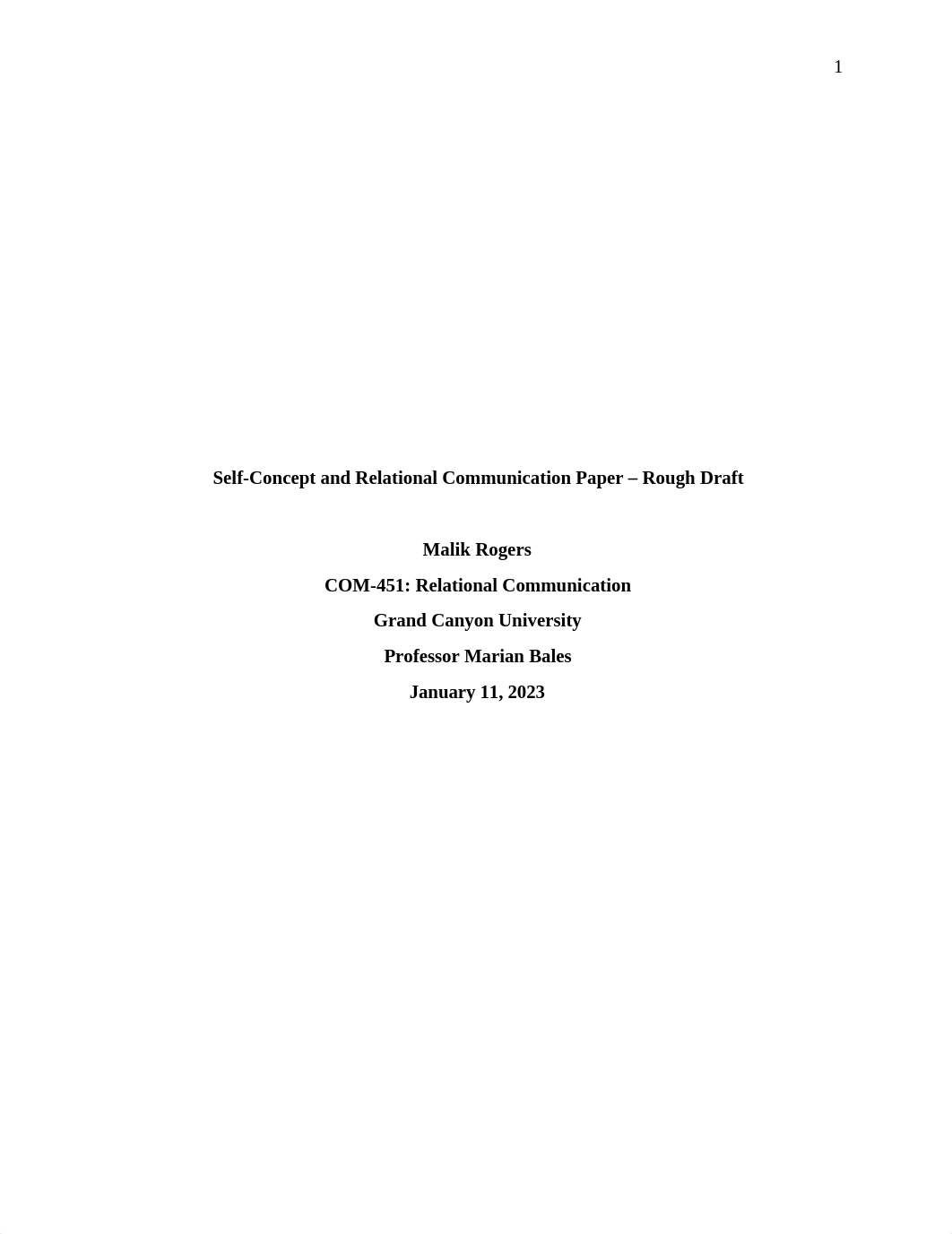 COM 451 Self-Concept and Relational Communication Paper - Final Draft.docx_dd4t7umedt3_page1