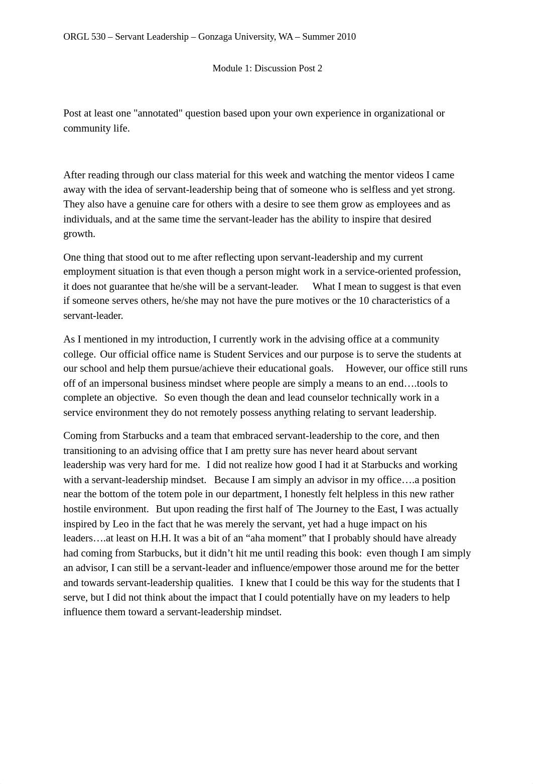 ORGL 530 - Module 1 Discussion Post - AQ1.docx_dd4y32dqwr2_page1