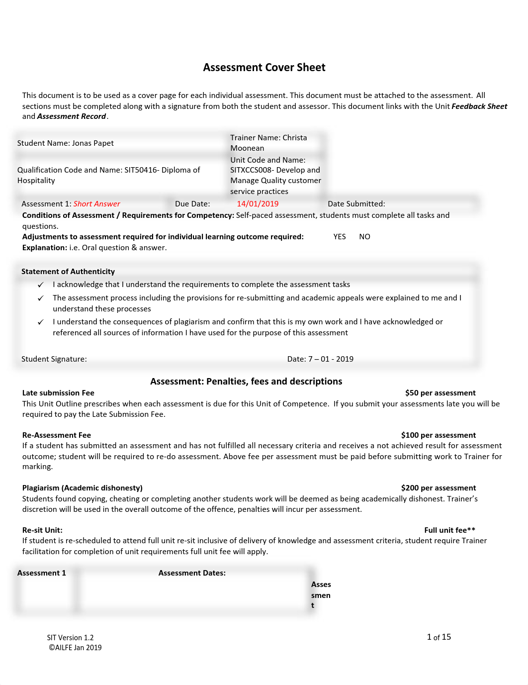 SITXCCS008 Assessment 1 -Jonas Papet.pdf_dd4ygtegv1w_page1