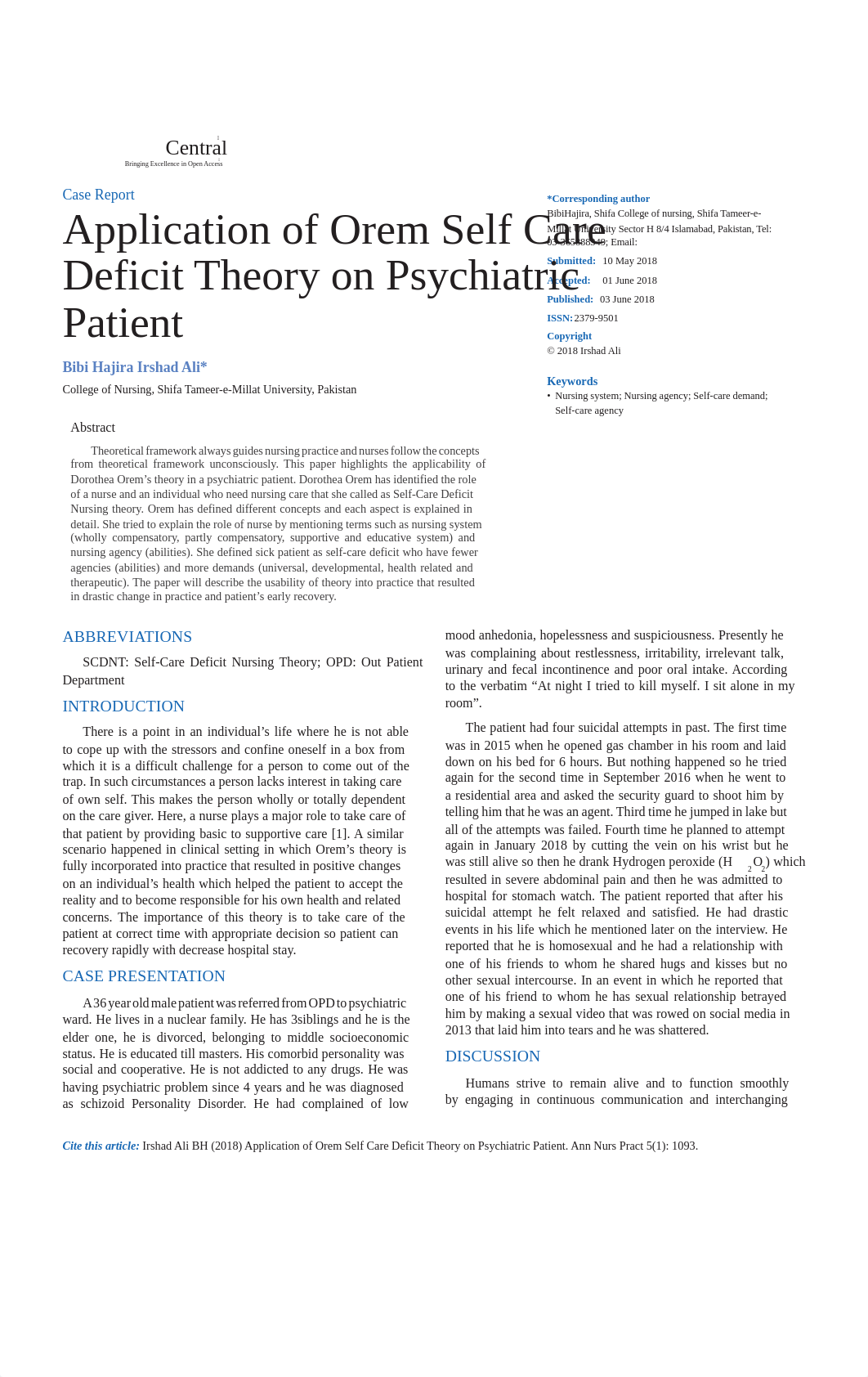 2. case scenario of Dorothea Orem Self Care Deficit theory - Copy.pdf_dd51qxbjkn1_page1