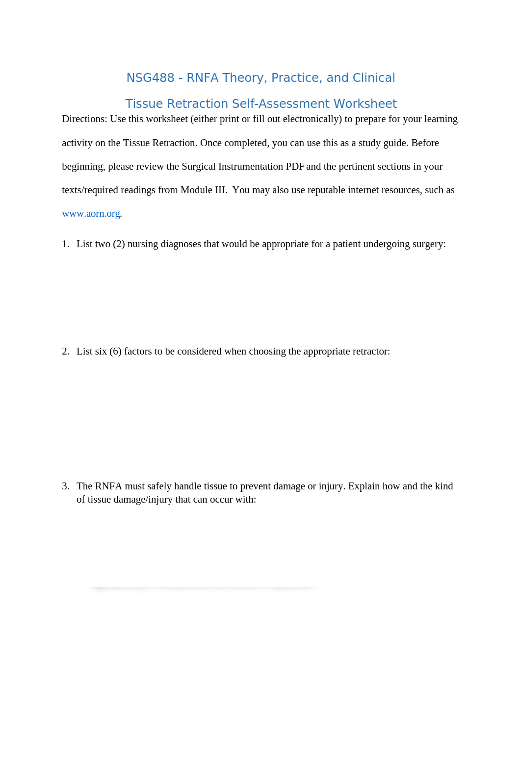 Tissue Retraction Self Assessment Worksheet (1).docx_dd524j2qajh_page1