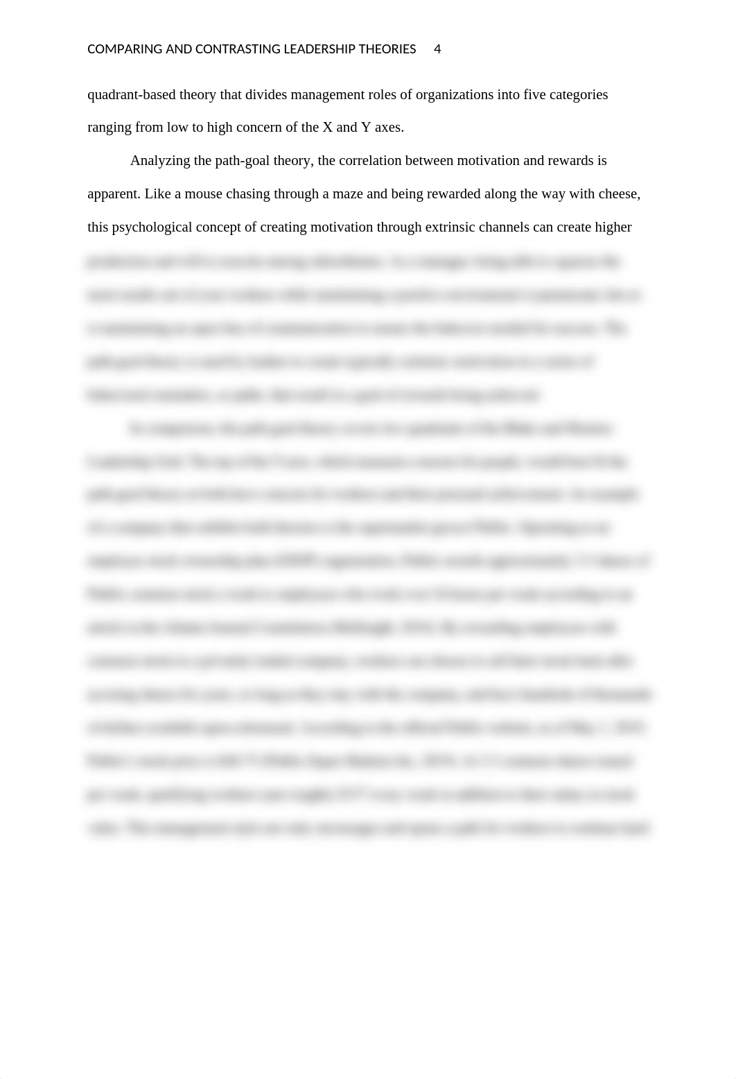 Leadership Comparing and Contrasting the Blake and Mouton Leadership Grid and Path-Goal Theories.doc_dd5rast8kzy_page4