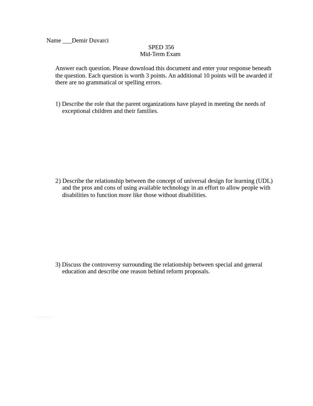 Demir Duvarci SPED 356 Mid-Term Exam F19.docx_dd5re3e77d1_page1