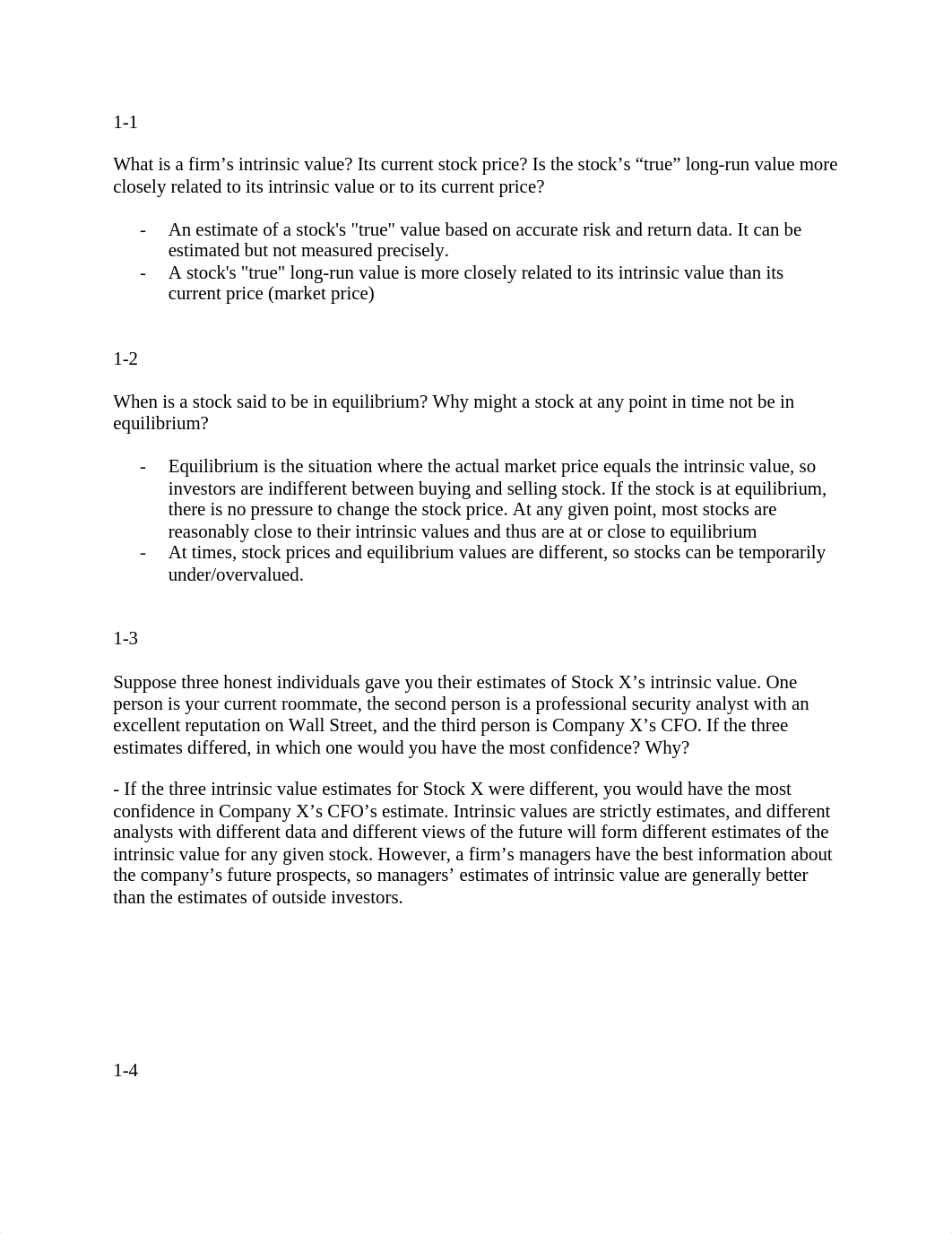 FIN 350 CH. 1 End of Chapter Questions_dd63afba32h_page1