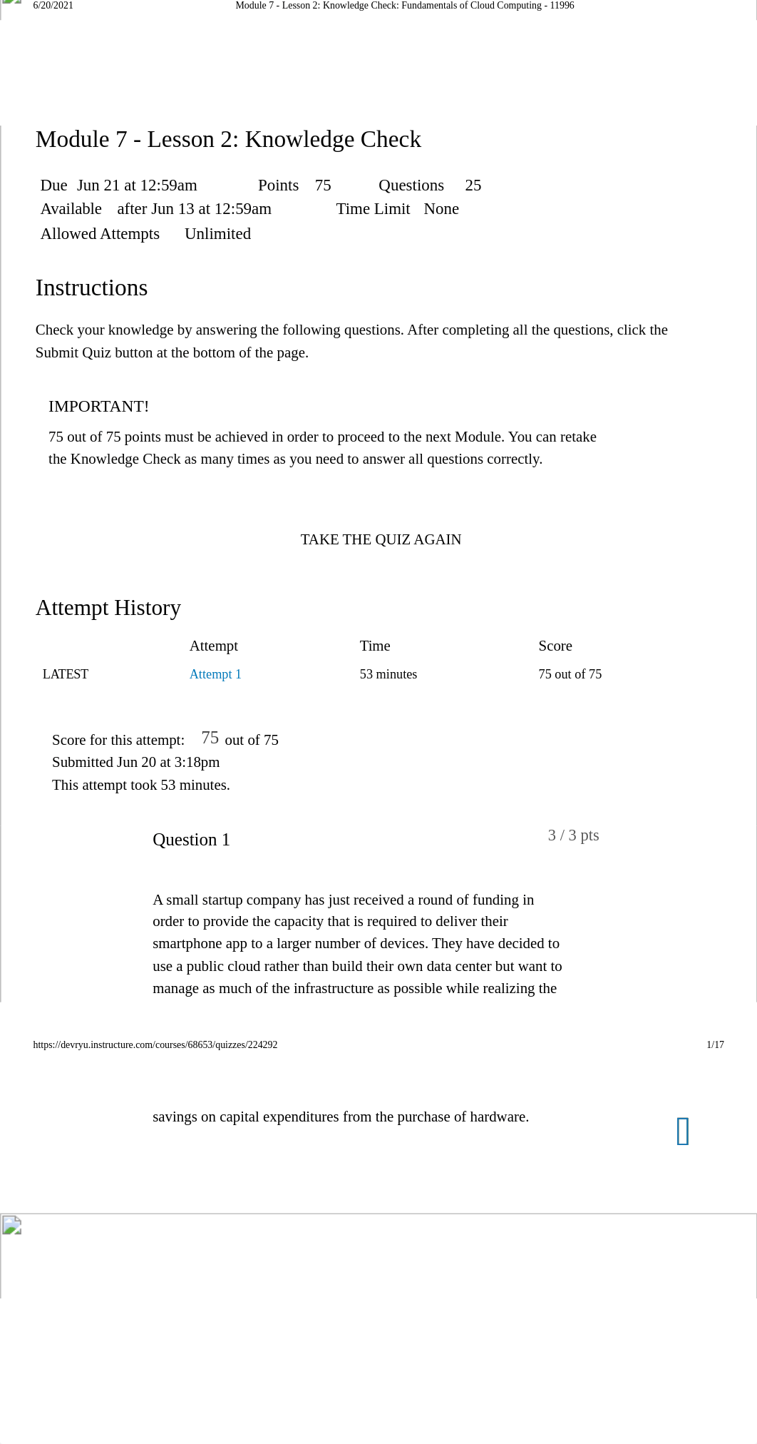 Module 7 - Lesson 2_ Knowledge Check_ Fundamentals of Cloud Computing - 11996.pdf_dd6cowd3rq4_page1