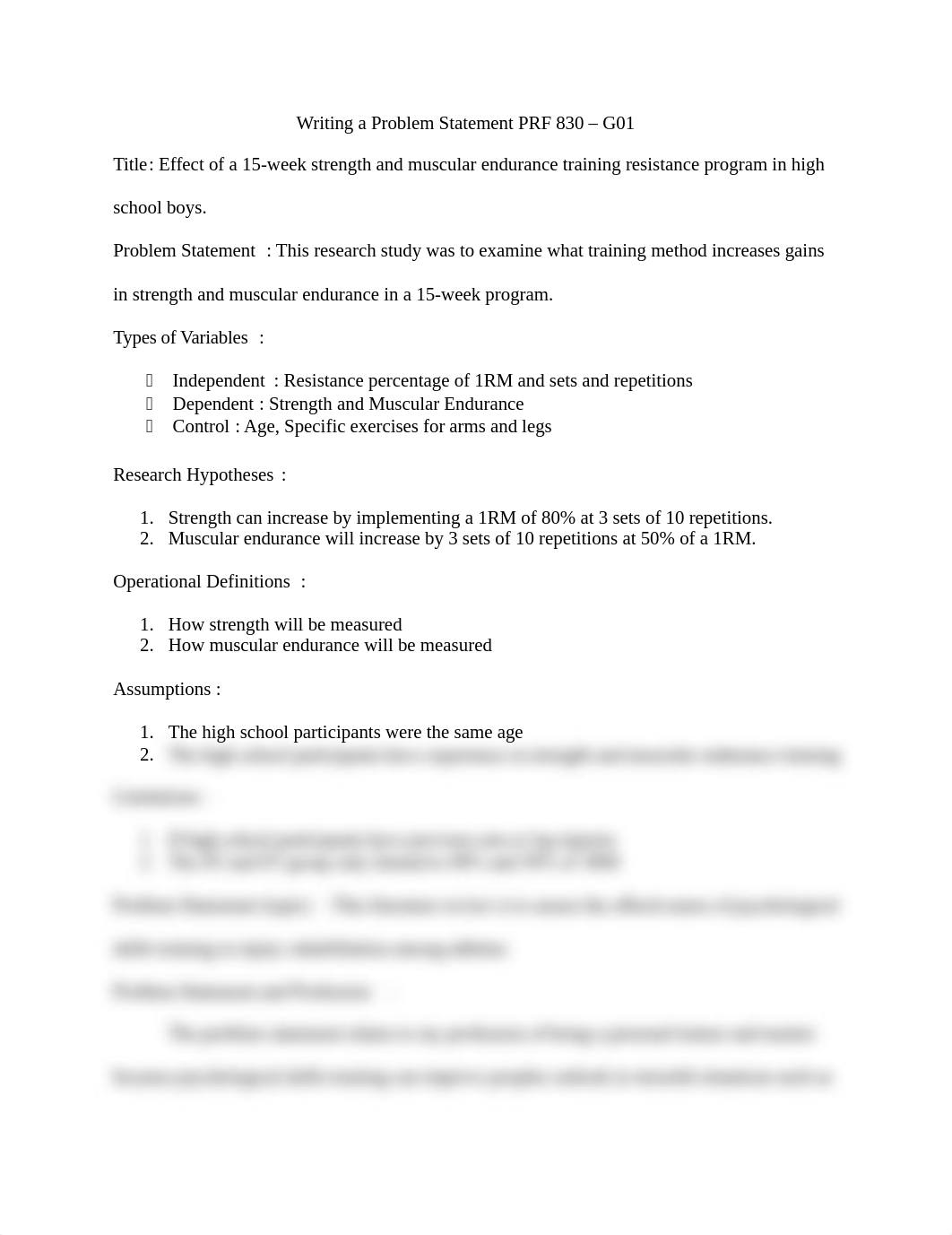 Writing a Problem Statement Week 3 Assignment PRF 830 - G01.docx_dd6erqxtof1_page1