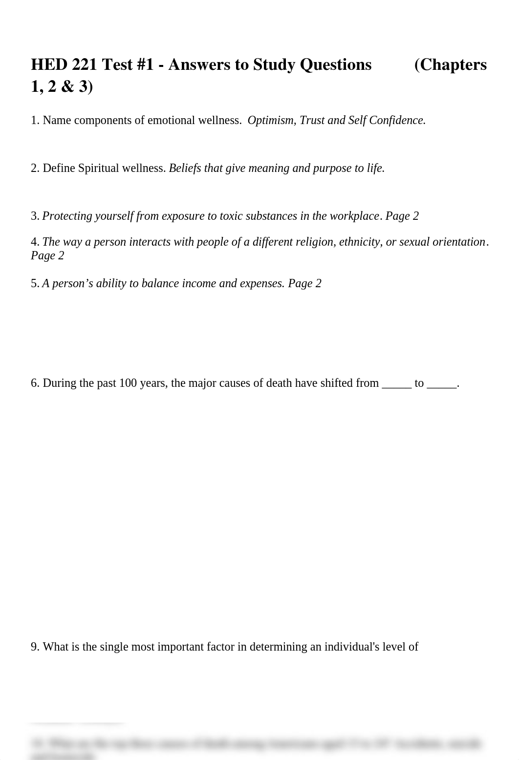 HED 221 Answers to Study Questions Test #1Chapters 1-3.doc_dd6nuf3uf9a_page1