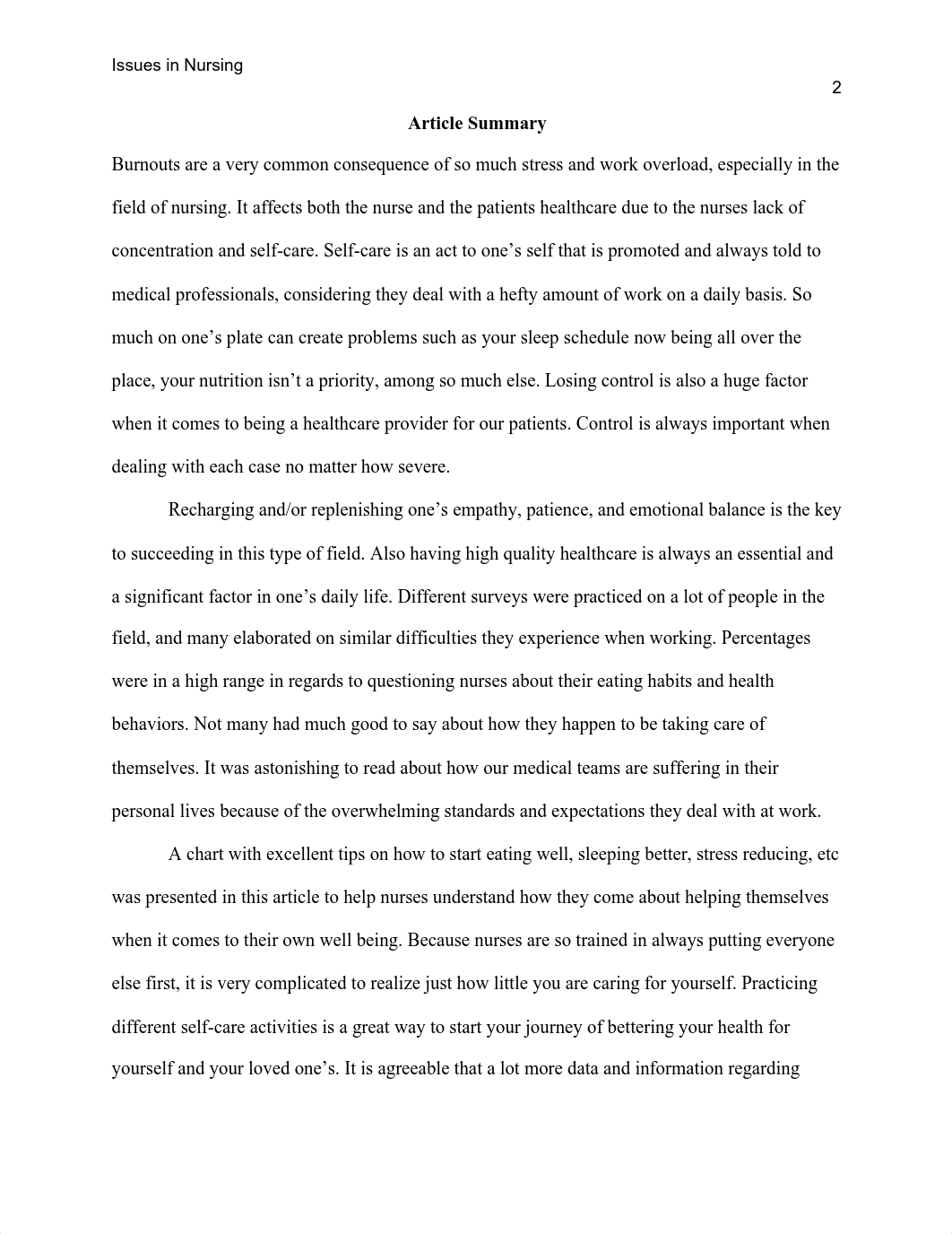 Issues in Nursing_ Lack of Self Care.pdf_dd6ste4jsvu_page2