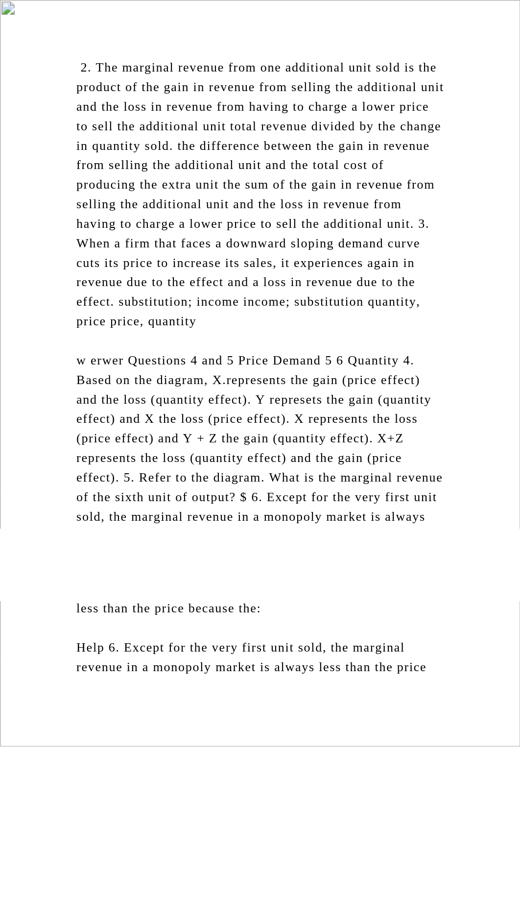 2. The marginal revenue from one additional unit sold is the product .docx_dd78t4jn7xl_page2