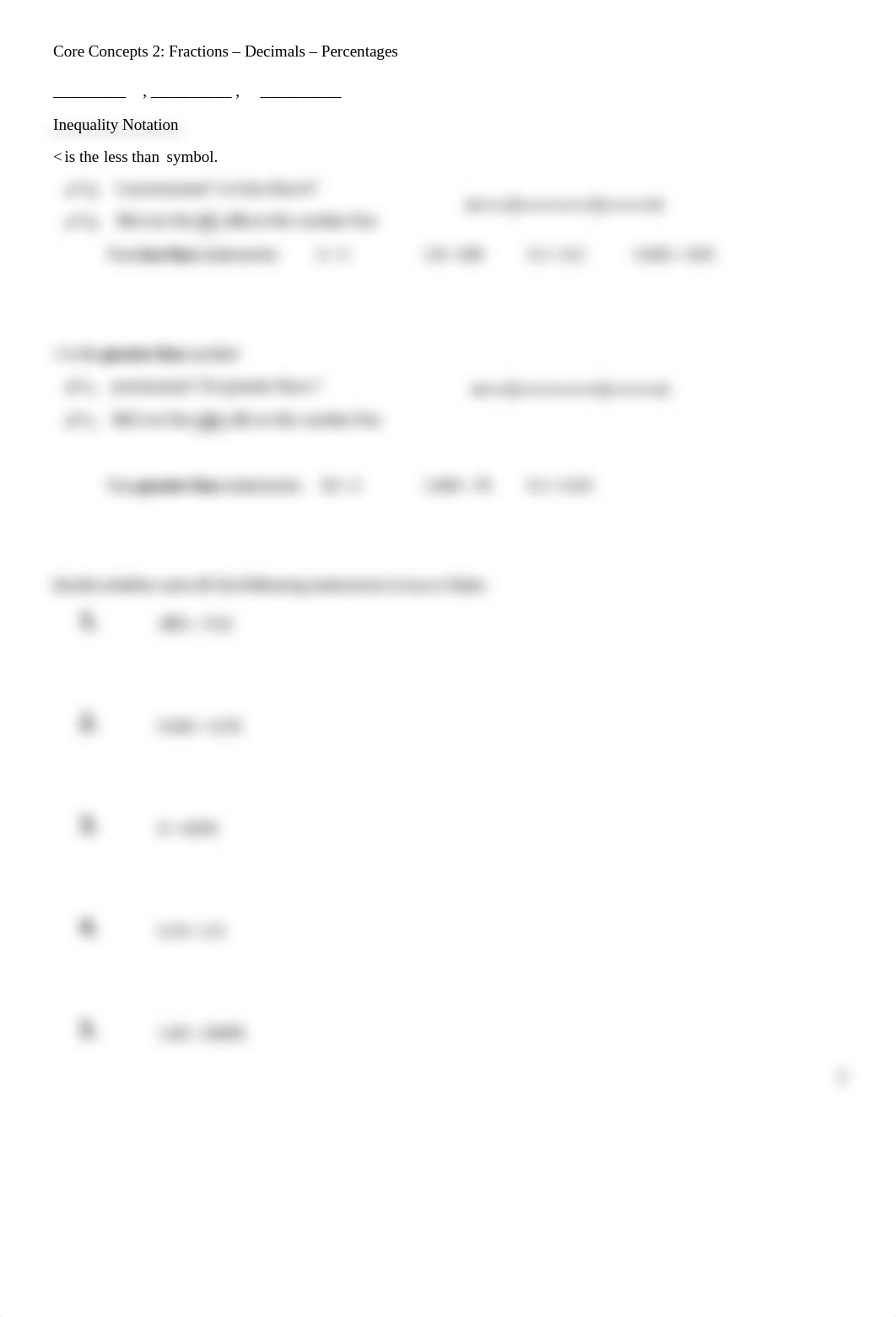 Core Concepts 2 - Lecture Notes - Fractions, Percentages, Decimals.docx_dd7imox1dcw_page2