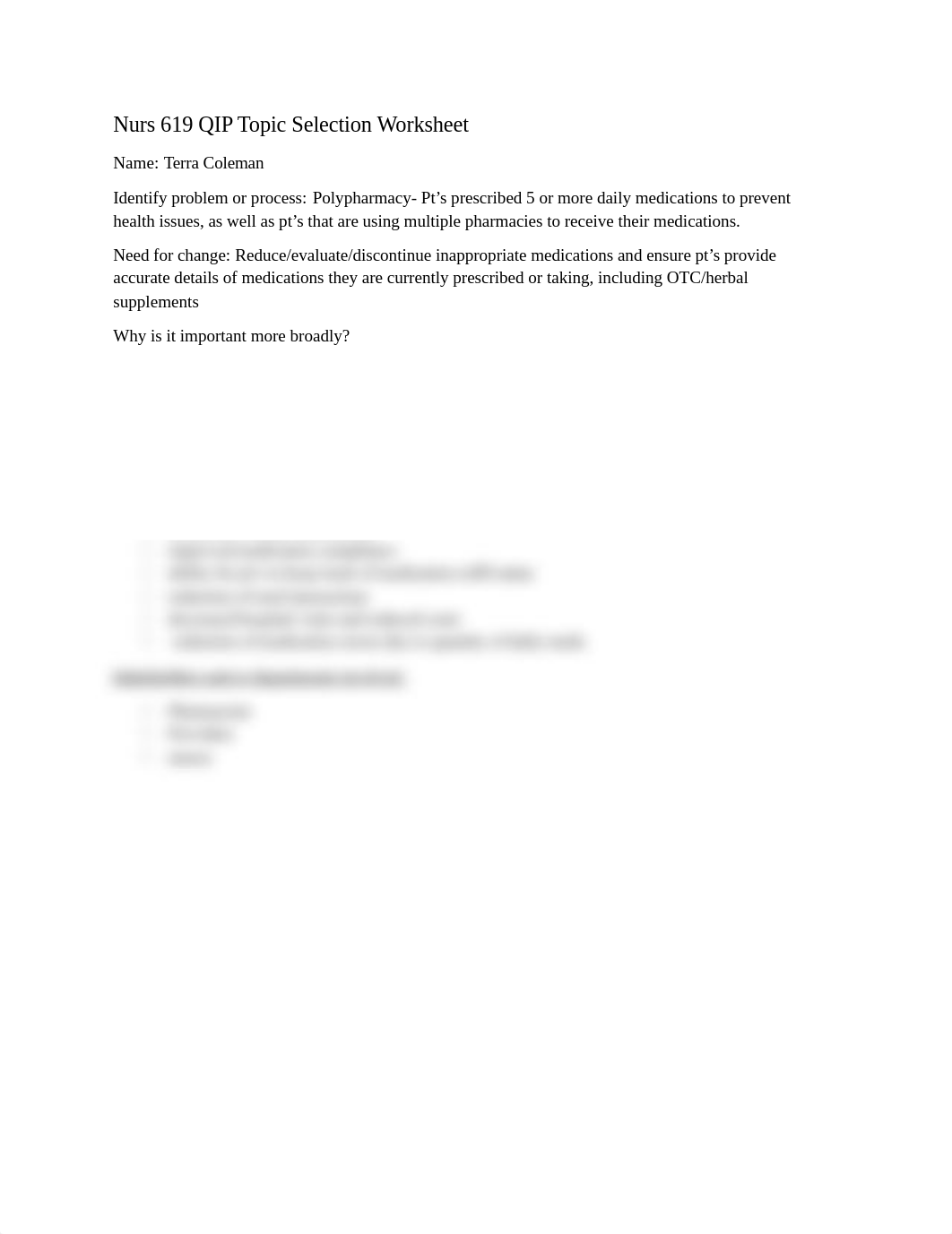 Nurs 619 QIP Topic Selection Worksheet.docx_dd7ordqpvef_page1