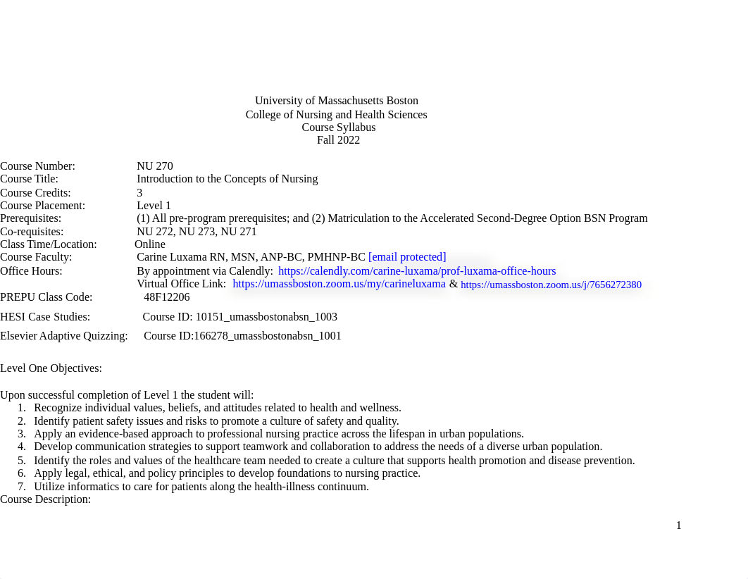 NU 270 Introduction to the Concepts of Nursing Fall 2022 rev 9-2-22 (1) (1).docx_dd7q30eeizd_page1