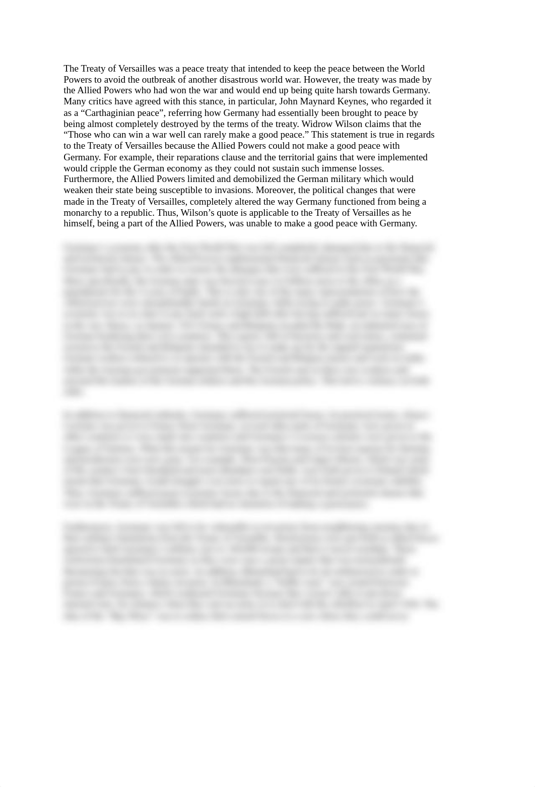 The Treaty of Versailles - History Essay.docx_dd7qkgbaikn_page1