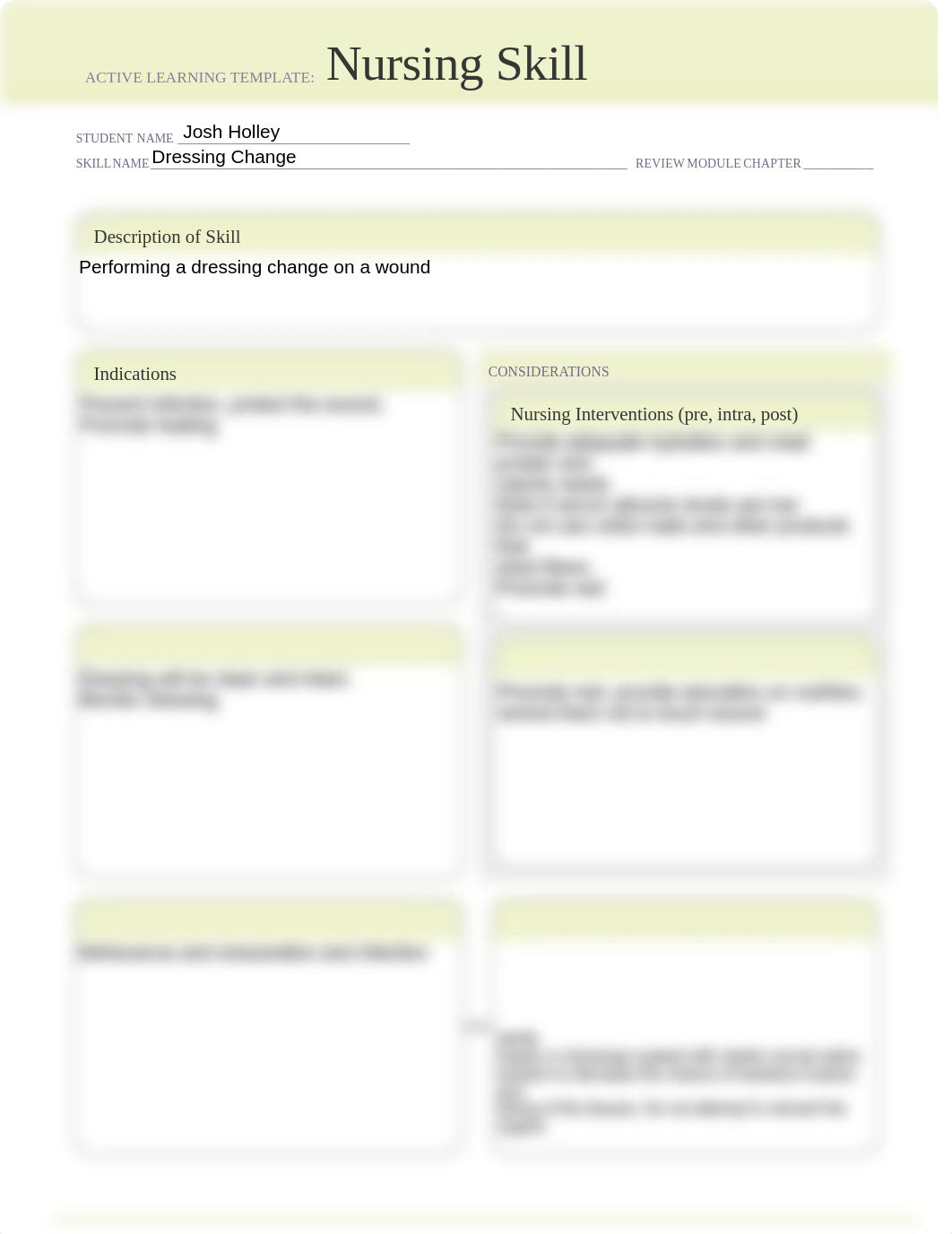 ActiveLearningTemplate_Nursing_Skill_form Dressing change kidney.pdf_dd7qogh67vv_page1