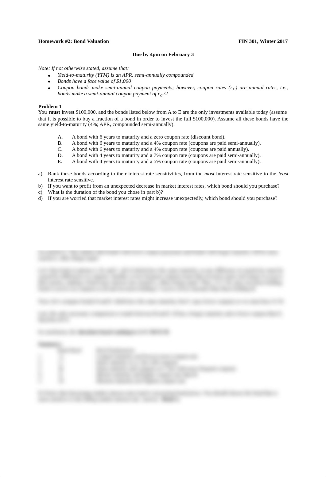 Homework 2, FIN 301, Winter 2017 with solutions.pdf_dd7xf7k7t8g_page1