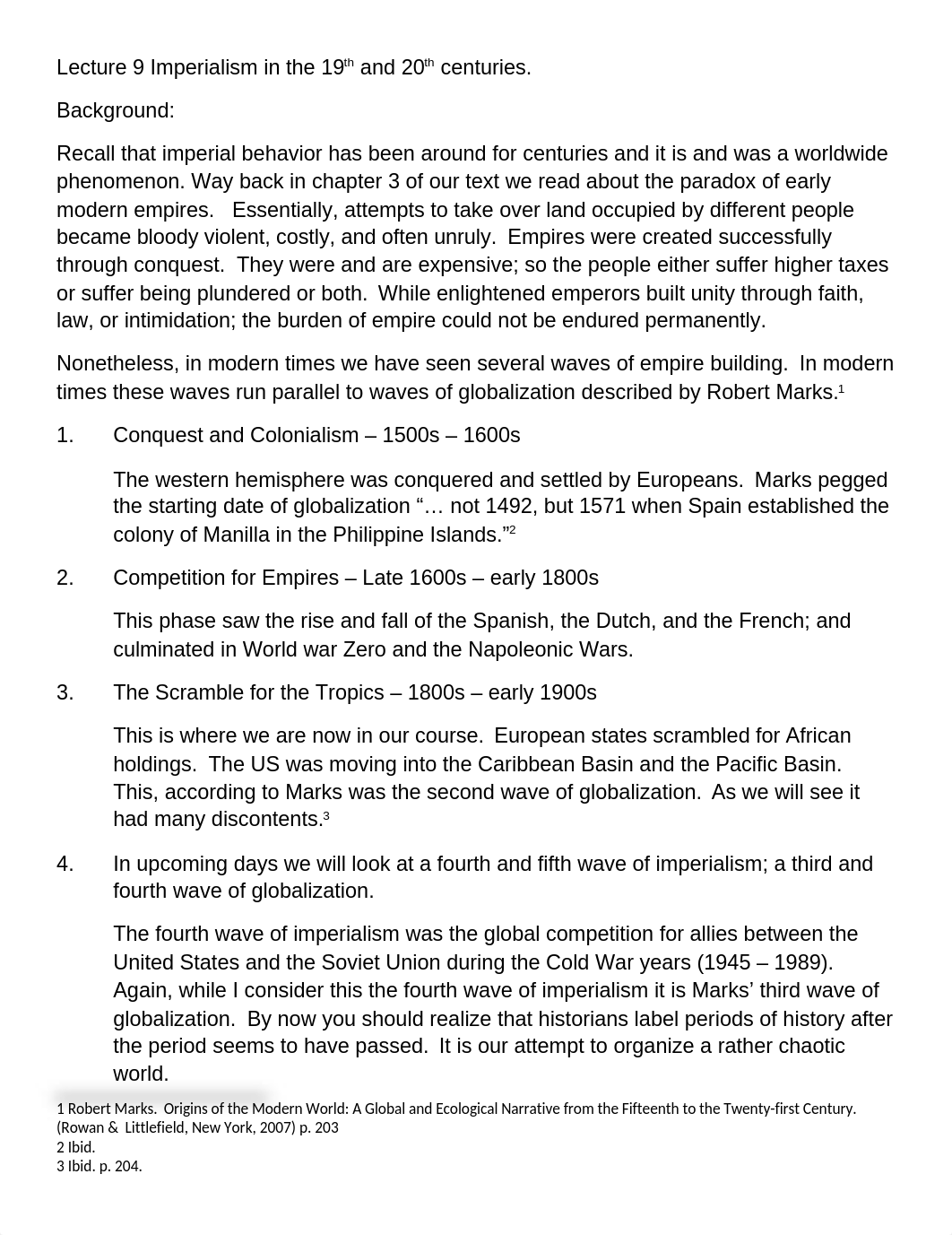 Lecture 9 Imperialism in the 19th and 20th centuries.docx_dd832kx4hlx_page1