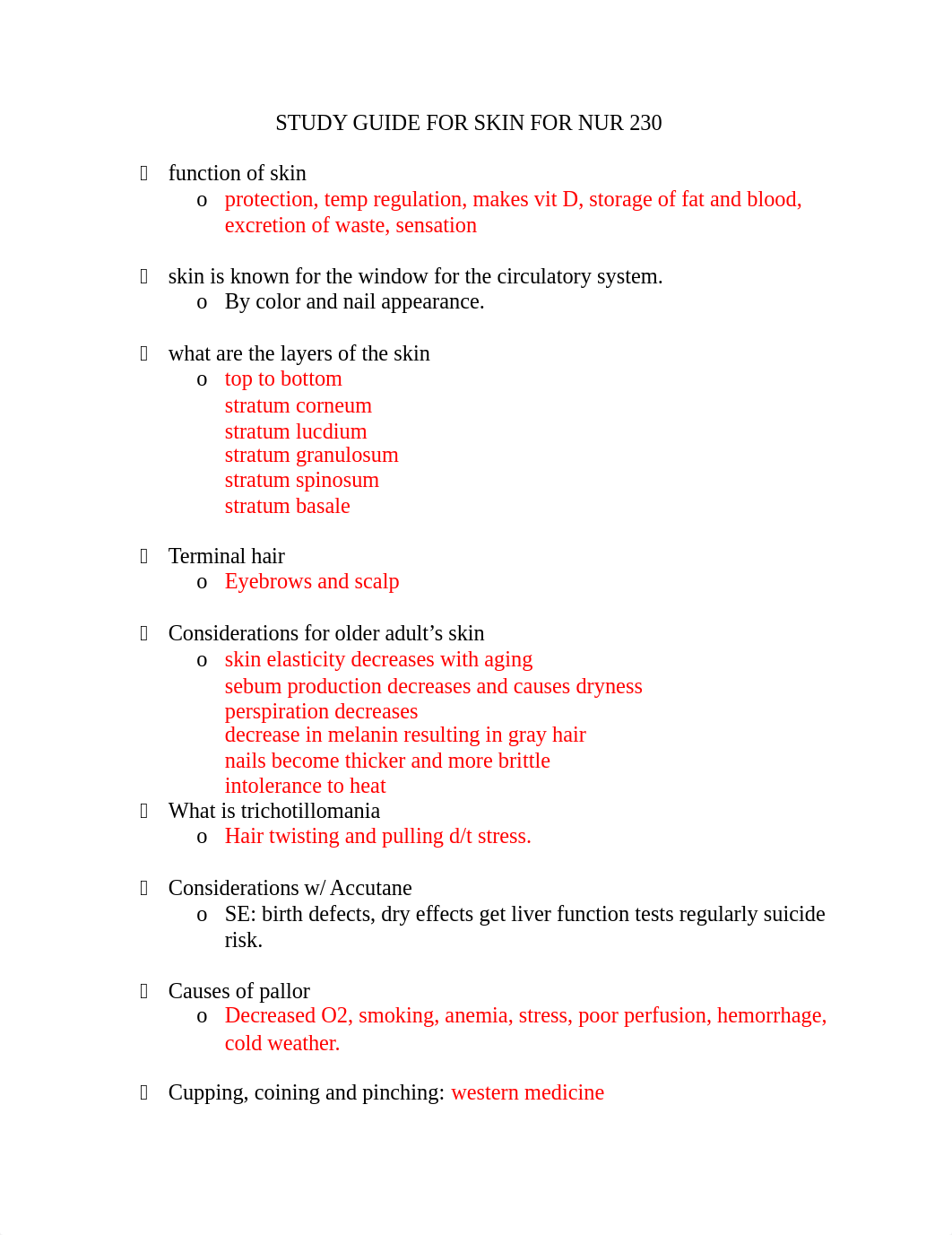 STUDY GUIDE FOR SKIN FOR NUR 230.docx_dd84jxr34yu_page1