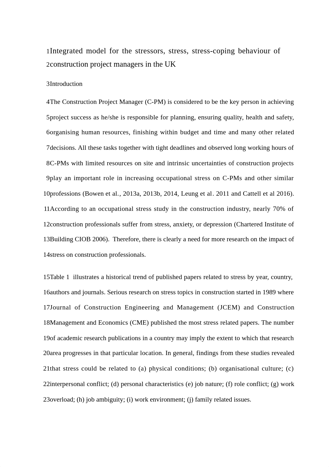 Integrated Model for Stressors Stresses and Stress-Coping Behaviour of Construction Project Managers_dd8iohmaw1h_page1