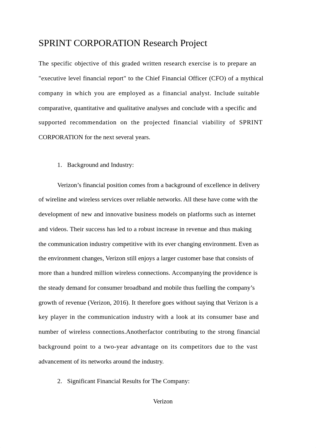 SPRINT CORPORATION Research Project_dd8nbgam2lc_page1