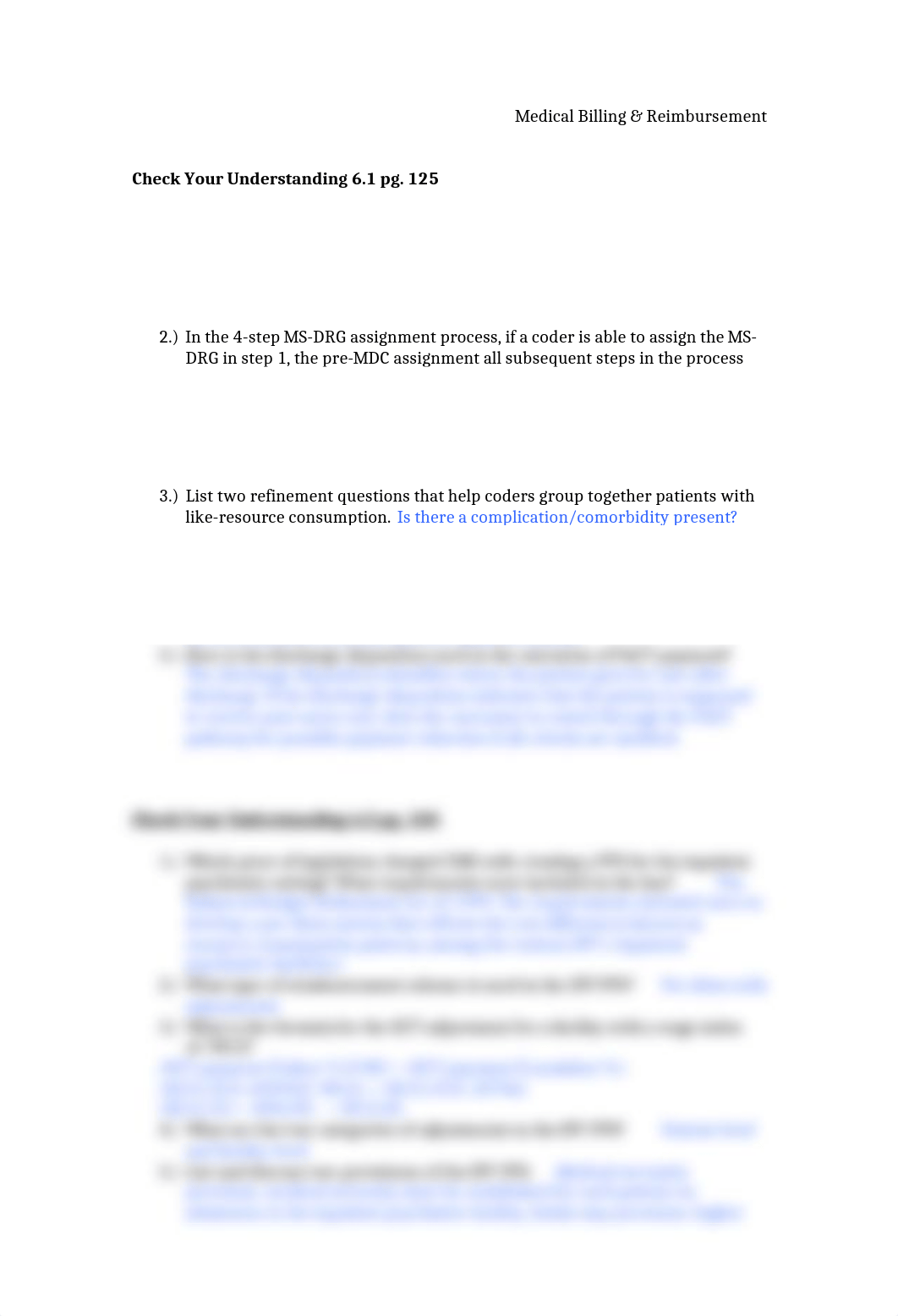 Medical Billing & Reimbursement Check Your Understanding 6.1 & 6.2_dd8sk5fivzu_page1