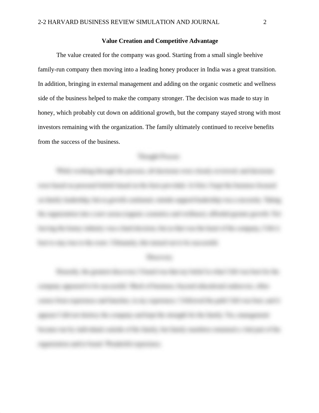 BUS 400 - 2-2 Harvard Business Review Simulation and Journal .docx_dd8szc0uice_page2