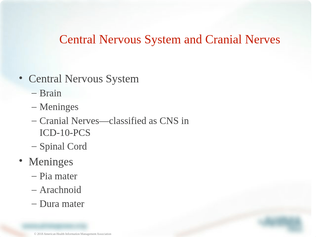 ICD-10-PCS: An Applied Approach
2018
Chapter 8: Nervous System
 2018 A_dd8tca7vm8j_page3