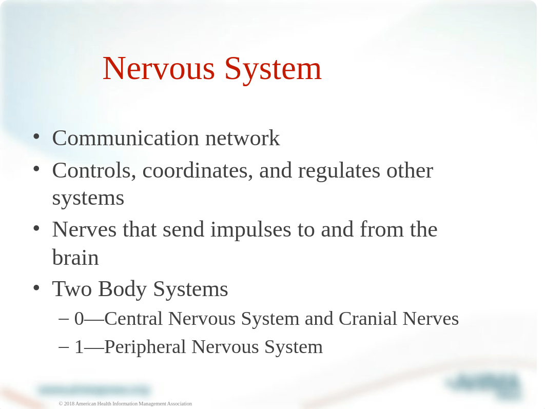 ICD-10-PCS: An Applied Approach
2018
Chapter 8: Nervous System
 2018 A_dd8tca7vm8j_page2