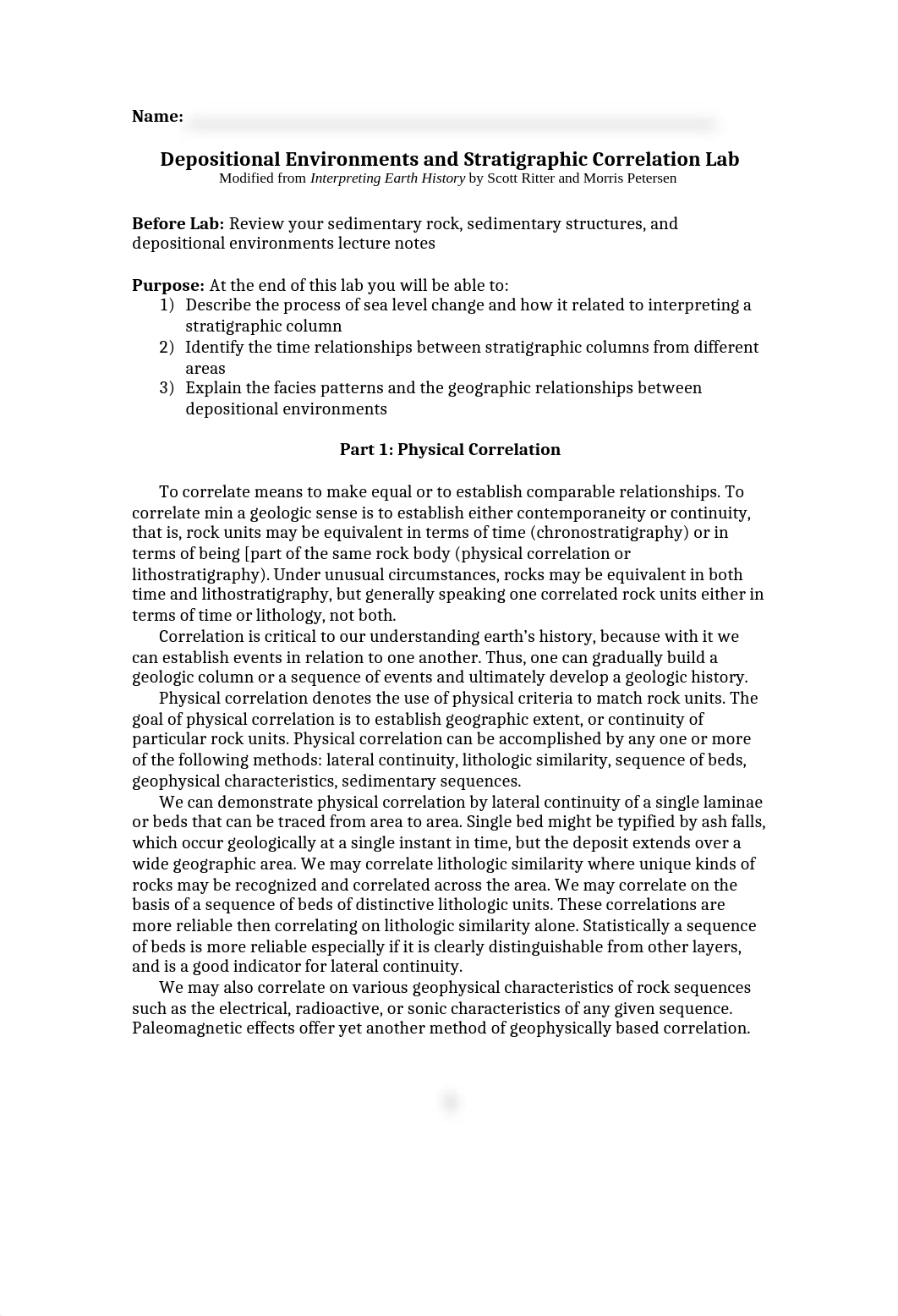 G-340 Lab 4 - Depositional Environments and Stratigraphic Correlation.docx_dd8uhlgjgge_page1