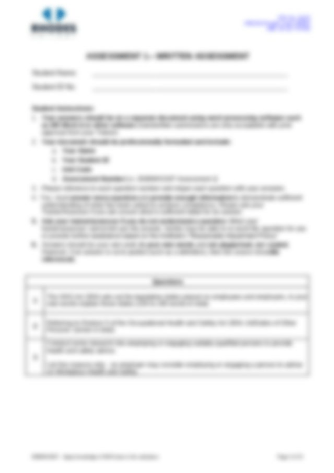 SATool - BSBWHS307 - Apply knowledge of WHS laws in the workplace - v May 2021.pdf_dd95o8xihpg_page4