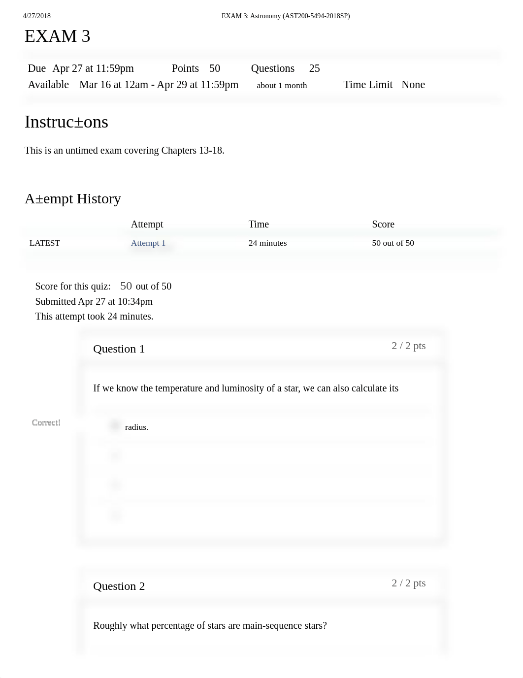 EXAM 3_ Astronomy (AST200-5494-2018SP).pdf_dd9pd1ezls6_page1