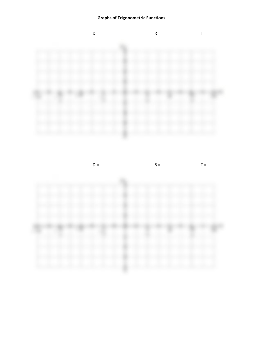 Graphs of Trigonometric Functions Blank Template_dd9r4e6p1em_page1