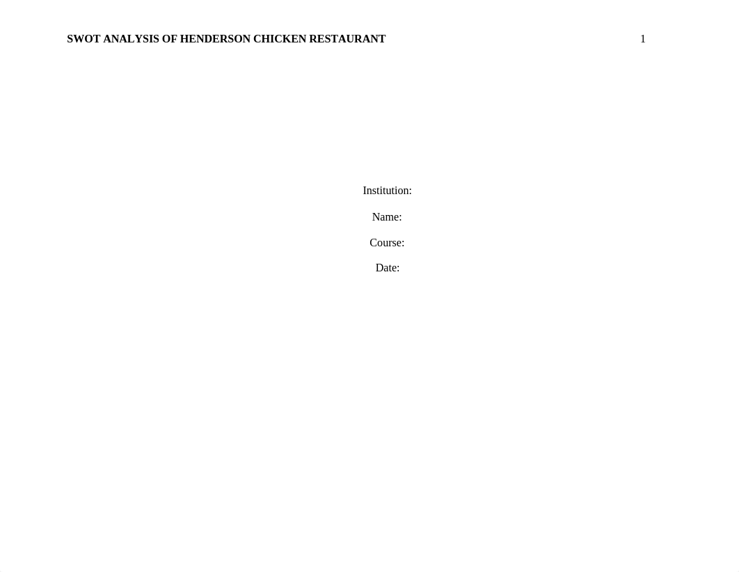 SWOT ANALYSIS OF HENDERSON CHICKEN RESTRAUNT_dd9yxazaf5h_page1