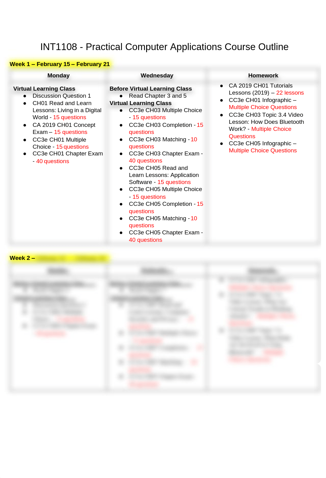 INT1108 - Practical Computer Applications Course Outline - February 2021 Start.pdf_dda2c0pjsuo_page1