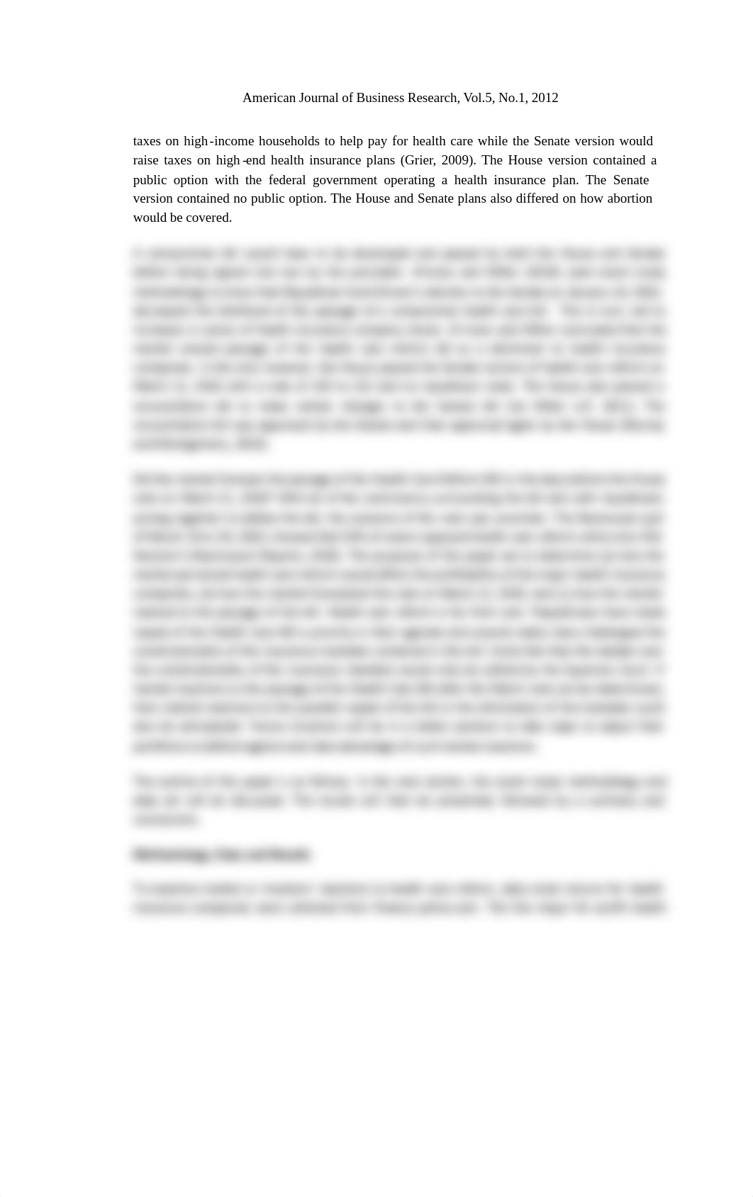 Did the Market Forecast the Passage of the Health Care Reform Bill - Evidence from an Event Study.pd_dda5wh0yvu8_page2